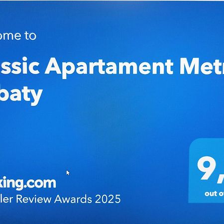 Classic Apartament Metro Kabaty Warszawa Eksteriør billede